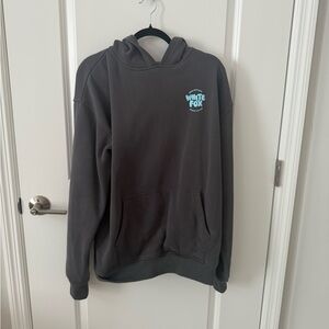 white fox grey hoodie